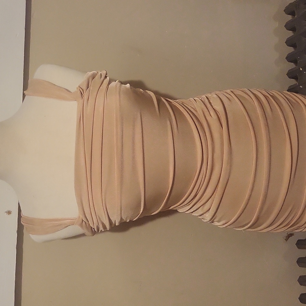 Blush tight dress